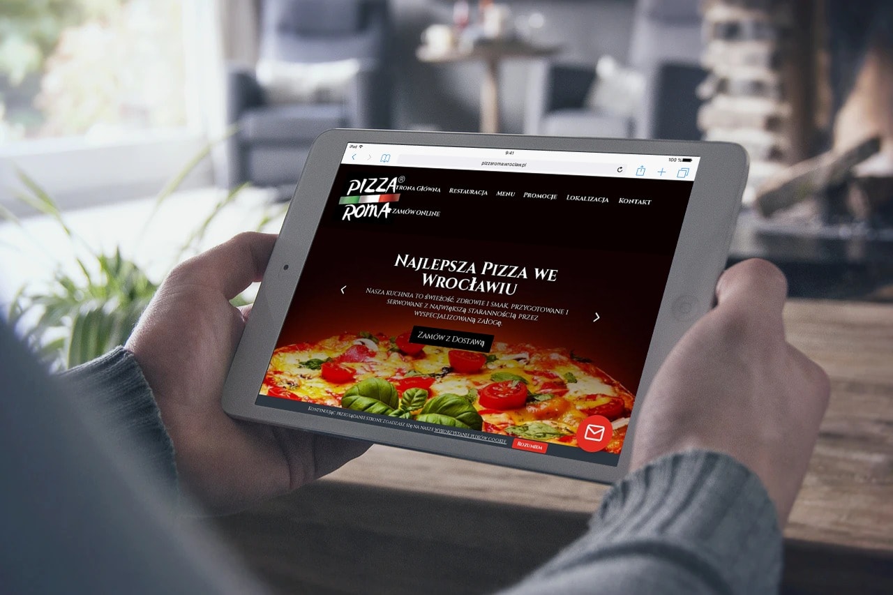 Strona internetowa dla Pizzerii - www.ginter.pro